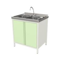 Мойка медицинская  ММ-2-800-1 фасады-пластик