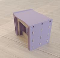 Мягкий столик с регулировкой высоты, дизайн-серия "Космос"