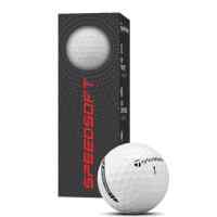 Мяч для гольфа TaylorMade SpeedSoft White,  N2747001, 3 шт в упаковке