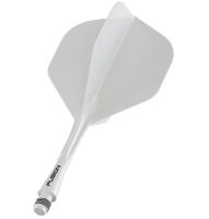 Литые оперения с хвостовиками Winmau Fusion Intermediate White (белые)