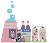 Декоративно-развивающая панель "Фабрика"