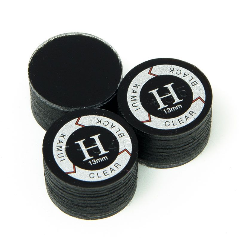 Наклейка для кия "Kamui Clear Black" (H) 13 мм