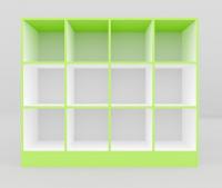 Стеллаж детский открытый для горшков «Зимний вечер»