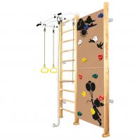 Шведская стенка Kampfer Jungle Wall Girl (№1 натуральный Стандарт белый турник)