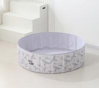 Сухой бассейн для шариков UNIX Kids Ocean 100 см Grey (без шариков)