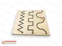 Тактильно-развивающая панель-лабиринт «Дорожки»