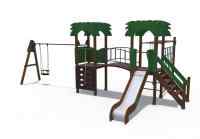 Детский игровой комплекс серии джунгли "Лимпопо" Н-1200 ДИО 02111