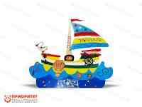 Декоративно-развивающая панель «Могучий кораблик»