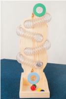 Настольный лабиринт с трубкой (вертикальный) №1