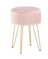 Пуф Астор светло-розовый