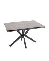 Стол раскладной Marmer 120-180*80*76 керамика антрацит