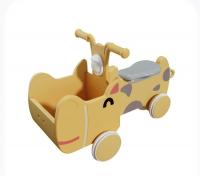 Машинка-каталка с корзиной UNIX Kids Hippo