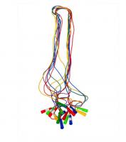 Скакалка 2,8м, цветная резина, ручка пластмасса