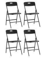 Стул складной банкетный SUPER LITE N чёрный 4 шт.