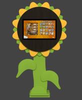 Мультимедийный развивающий комплекс «AVKompleks Multi 27» в форме подсолнуха с опорой