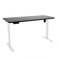Стол с регулировкой высоты электрический LuxAlto LA-T33-E6 белый/черный ЛДСП 140*80*2.5