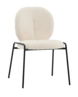 Стул Моллек букле молочный