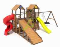Детская площадка IgraGrad Комбо SF с двумя трубами