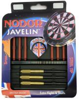 Набор из дротиков Nodor Javelin Brass steeltip 24gr и аксессуаров