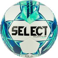 Мяч футбольный SELECT Talento DB Light V23, 0775860004, р.5, 32п, ПУ, гибрид.сш, бело-зеленый