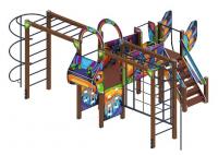 Игровой комплекс Аэроплан (Маскарад) Н=1200 ДИК 2.03.4.02-02