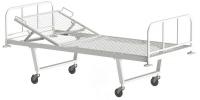 Кровать медицинская с головным подъемом МЕГИ МСК-101 со ступенчатой регулировкой