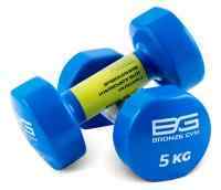 Гантели для аэробики виниловые BRONZE GYM,5 кг., пара