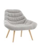 Кресло Олби Страйпс светло-серый