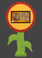 Мультимедийный развивающий комплекс «AVKompleks Multi 28» в форме цветка с опорой