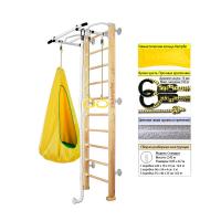 Шведская стенка Kampfer Shiny Wall (№0 без покрытия Стандарт белый антик турник)