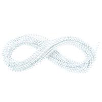 Трос кевларовый для воллейбольной сетки KV.REZAC, арт. 6606, дл. 12 м, с 2 конц. петлями