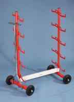 Подставка для соревновательных стартовых колодок на колёсах стальная POLANIK BR15-10-W