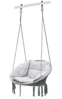 Качели плетёные с подушкой Romana 1.Д-26.30 (молочный)