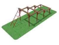 Полоса препятствий - Разрушенная лестница