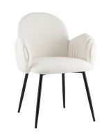 Стул обеденный Wave Stripes букле белый