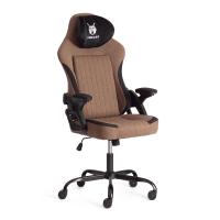 Кресло iWolf ткань, черный/коричневый, 70х70х129 см