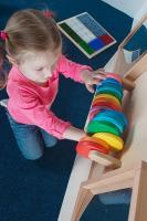 Тактильно-развивающая панель “Цветные круги”