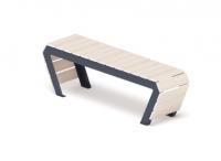 Скамья - МФ 42.02.04-11 (Беленый дуб) Г:380 (под анкера)