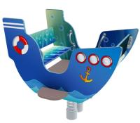 Качалка на пружине Пароходик двухместный ИО 04-220