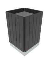 МФ 06-511-П Урна полимерная с основанием из металла
