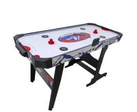 Игровой стол – аэрохоккей с подсветкой DFC Championship 53" 135 х 65 см, складной, белый