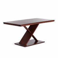Стол ALVEST (mod. T-161) дерево гевея, МДФ, 150 х 90 х 76 см , Темный орех (HN GLAZE)