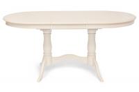 Стол раскладной Eva (EV-T4EX) дерево гевея/мдф, 120+39х80х75см, ivory white (слоновая кость 2-5)