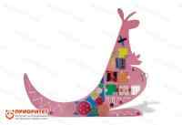 Бизиборд «Розовый кенгуру»