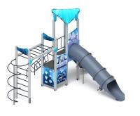 Волшебный город (горка труба) (Снежная королева) - ДИК 2.19.04-02 - Игровой комплекс Н=1500