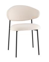 Стул Evan велюр молочный