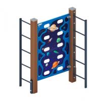 Стенка для лазанья тип 1 - СО 1.20.04-02 (синий принт)