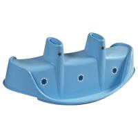 Детская пластиковая качалка "Пароход" 3-ёх местная PalPlay 309 (Голубой)