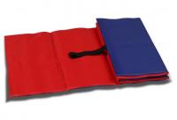 Коврик гимнастический детский INDIGO, SM-043-BLR, полиэстер, стенофон, cине-красный