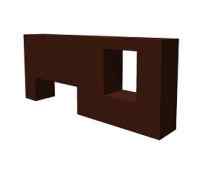 Полоса препятствий - Стенка с двумя проломами